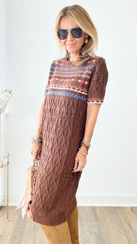 Sammie Knitted Textured Dress-200 dresses/jumpsuits/rompers-Joh Apparel-Coastal Bloom Boutique, find the trendiest versions of the popular styles and looks Located in Indialantic, FL