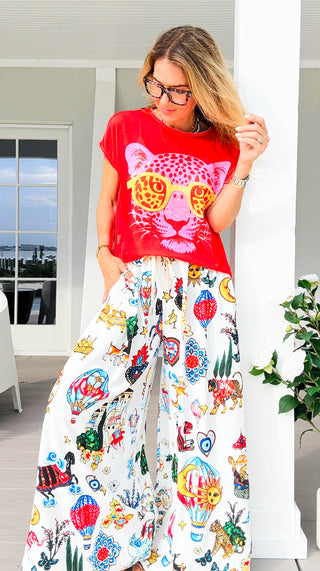 Storybook Escape Riviera Italian Pants