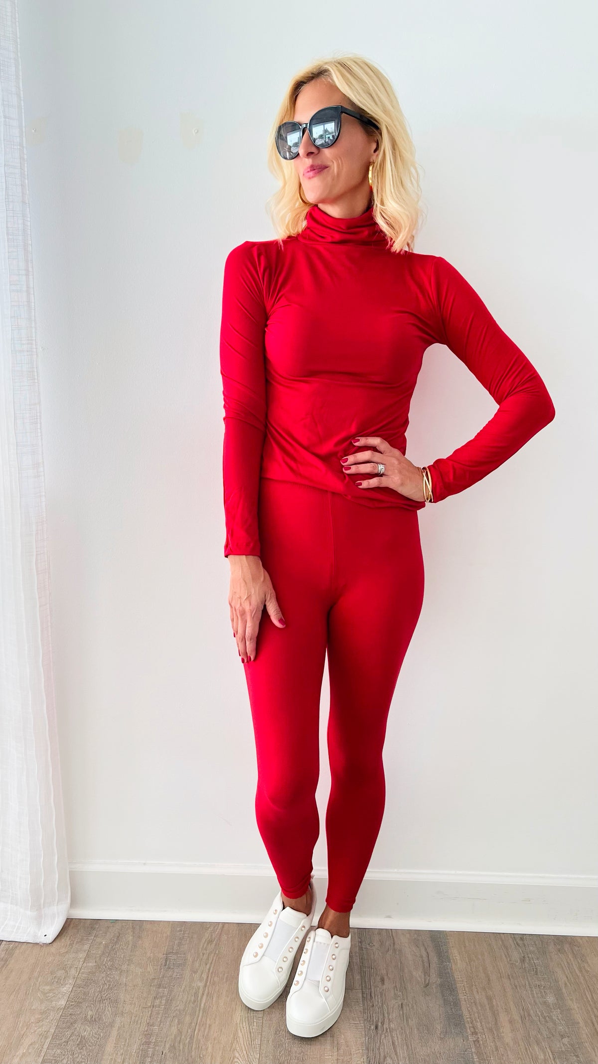 Brushed Microfiber Lounge Set- Ruby-210 Loungewear/Sets-Zenana-Coastal Bloom Boutique, find the trendiest versions of the popular styles and looks Located in Indialantic, FL