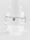 Stainless Steel Heart Station Anklet-230 Jewelry-NYW-Coastal Bloom Boutique, find the trendiest versions of the popular styles and looks Located in Indialantic, FL