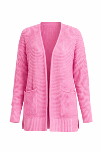 The Cozy Edit Cardigan - Candy Pink