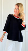 City Chic Peasant Top-110 Long Sleeve Tops-Jodifl-Coastal Bloom Boutique, find the trendiest versions of the popular styles and looks Located in Indialantic, FL