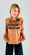 Whiskey Weather Sweater- Brown-140 Sweaters-PANACHE APPAREL-Coastal Bloom Boutique, find the trendiest versions of the popular styles and looks Located in Indialantic, FL