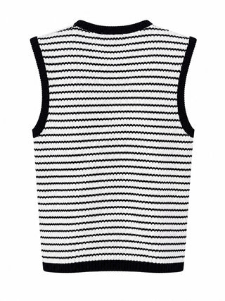 Stripe Knit Vest