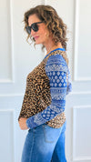 Wild Harmony V-Neck Top