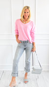 City Lights Cuff Jeans-190 Denim-Mica Denim-Coastal Bloom Boutique, find the trendiest versions of the popular styles and looks Located in Indialantic, FL