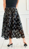 Moonlit Rose Italian Skirt-170 bottoms-MAY MODA-Coastal Bloom Boutique, find the trendiest versions of the popular styles and looks Located in Indialantic, FL
