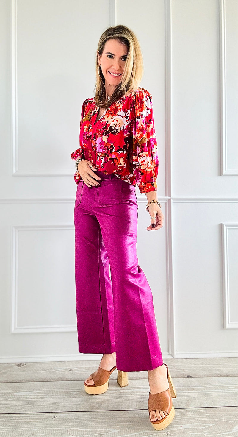 Boujie High-Rise Vegan Leather Pant-100 Pants-SO ME-Coastal Bloom Boutique, find the trendiest versions of the popular styles and looks Located in Indialantic, FL