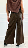 Starlit Italian Flare- Leg Pant- Brown-100 Pants-AZUL MONACO-Coastal Bloom Boutique, find the trendiest versions of the popular styles and looks Located in Indialantic, FL