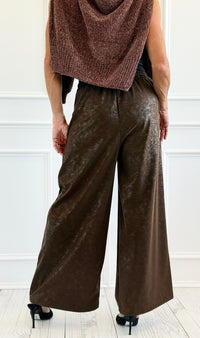 Starlit Italian Flare- Leg Pant- Brown-100 Pants-AZUL MONACO-Coastal Bloom Boutique, find the trendiest versions of the popular styles and looks Located in Indialantic, FL