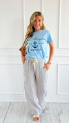 Seashore Stroll Stripe Pants-170 Bottoms-V6-Coastal Bloom Boutique, find the trendiest versions of the popular styles and looks Located in Indialantic, FL