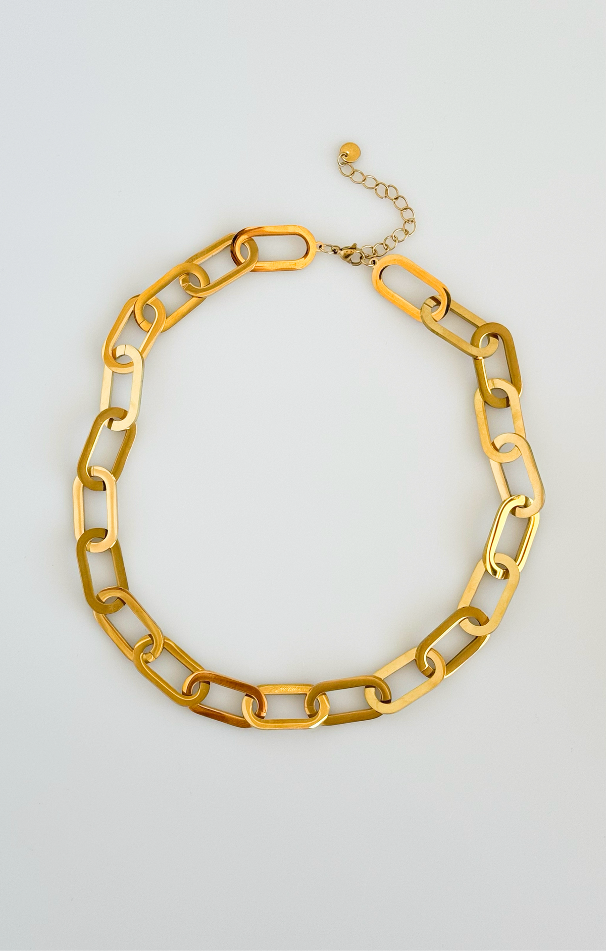 Stainless Steel Chunky Chain Necklace-230 Jewelry-Darling-Coastal Bloom Boutique, find the trendiest versions of the popular styles and looks Located in Indialantic, FL