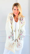 Floral Haven Quilted Coat-160 Jackets-POL-Coastal Bloom Boutique, find the trendiest versions of the popular styles and looks Located in Indialantic, FL