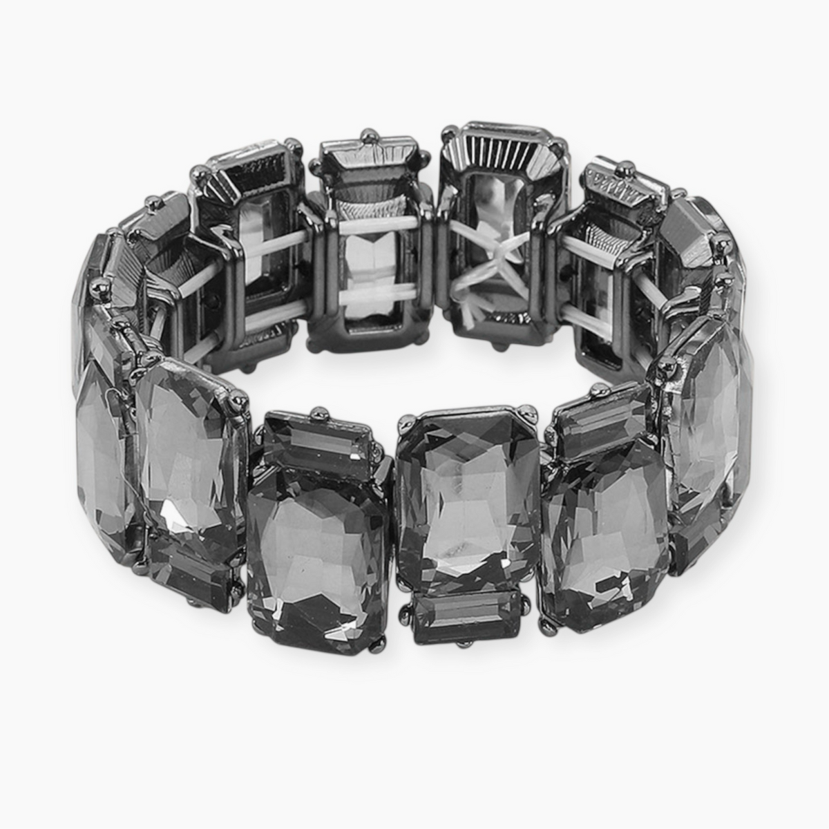 Starlit Royale Faceted Bracelet - Hematite-230 Jewelry-NYW-Coastal Bloom Boutique, find the trendiest versions of the popular styles and looks Located in Indialantic, FL