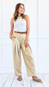 Magical Sparkle Italian Pants-pants-Italianissimo-Coastal Bloom Boutique, find the trendiest versions of the popular styles and looks Located in Indialantic, FL