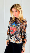 Mystic Gaze Italian St Tropez Sweater-140 Sweaters-SORPRESA-Coastal Bloom Boutique, find the trendiest versions of the popular styles and looks Located in Indialantic, FL