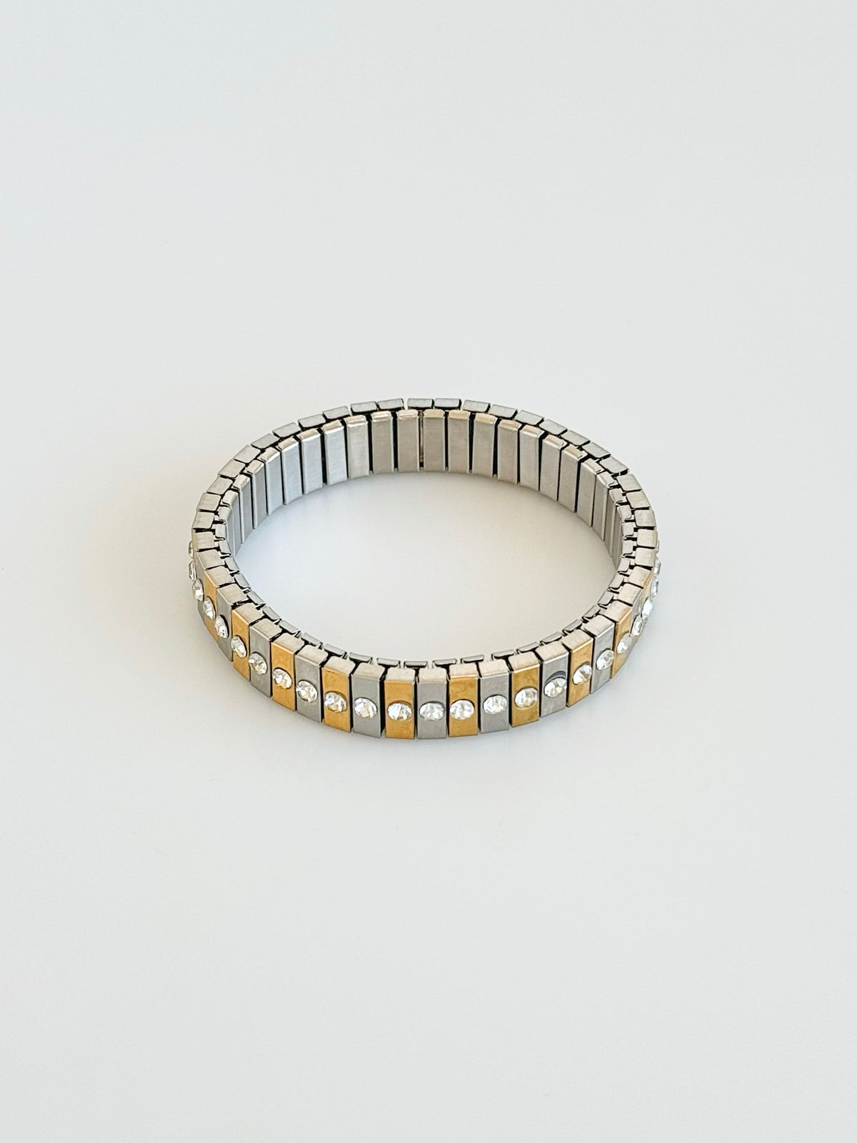 Radiant Two Tone Bracelet-230 Jewelry-Chasing Bandits-Coastal Bloom Boutique, find the trendiest versions of the popular styles and looks Located in Indialantic, FL