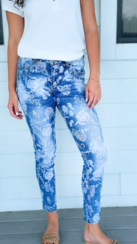 Petal Wash Italian Denim Pant-190 Denim-SASU UNICORN-Coastal Bloom Boutique, find the trendiest versions of the popular styles and looks Located in Indialantic, FL