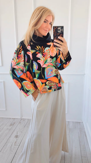 Midnight Garden Italian Kaleidoscope Jacket
