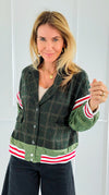 Varsity Remix Bomber Jacket-160 Jackets-Taelynn-Coastal Bloom Boutique, find the trendiest versions of the popular styles and looks Located in Indialantic, FL