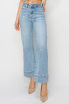 High Rise Wide Jeans-190 Denim-RISEN JEANS-Coastal Bloom Boutique, find the trendiest versions of the popular styles and looks Located in Indialantic, FL