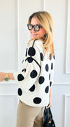 Dot To Dot Sweater-140 Sweaters-Z STUDIO-Coastal Bloom Boutique, find the trendiest versions of the popular styles and looks Located in Indialantic, FL