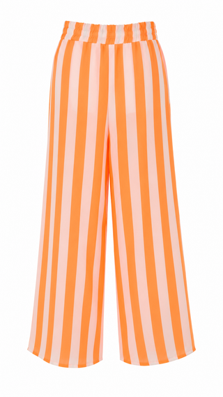 Cabana Club Stripe Italian Set- Neon Orange