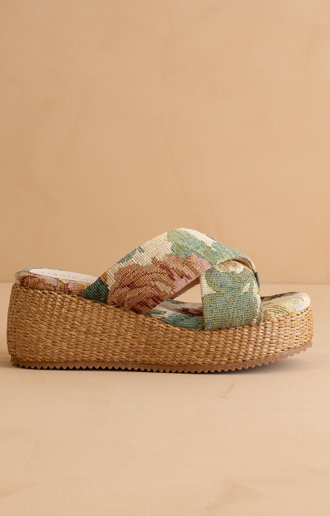 Botanical Weave Crossover Sandals-250 Shoes-Oasis Society-Coastal Bloom Boutique, find the trendiest versions of the popular styles and looks Located in Indialantic, FL