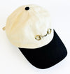 CB Exclusive Two Tone Horsebit Hat - Black-260 Other Accessories-ICCO ACCESSORIES / Holly-Coastal Bloom Boutique, find the trendiest versions of the popular styles and looks Located in Indialantic, FL