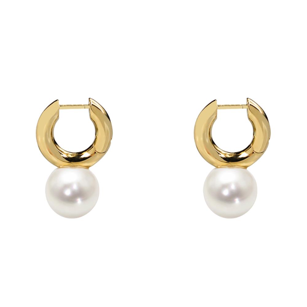 Gold & Pearl Drop Earrings-230 Jewelry-joia-Coastal Bloom Boutique, find the trendiest versions of the popular styles and looks Located in Indialantic, FL