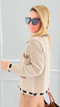 Mellia Textured Cardigan-150 Cardigans/Layers-Fate By LFD-Coastal Bloom Boutique, find the trendiest versions of the popular styles and looks Located in Indialantic, FL