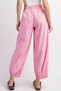 Mineral Washed Jogger Pants - Pink-180 Joggers-EESOME-Coastal Bloom Boutique, find the trendiest versions of the popular styles and looks Located in Indialantic, FL