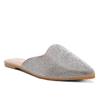 Sparkle Pointed Mules
