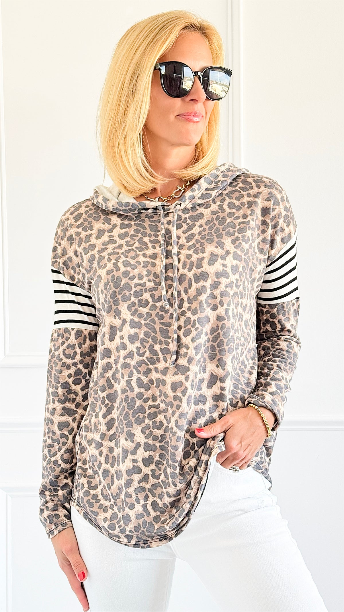 Bold Moves Patterned Top-110 Long Sleeve Tops-Heimish-Coastal Bloom Boutique, find the trendiest versions of the popular styles and looks Located in Indialantic, FL