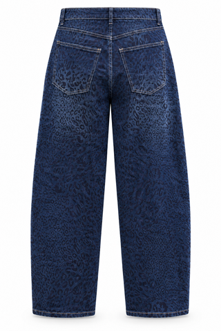 Midnight Leopard Denim