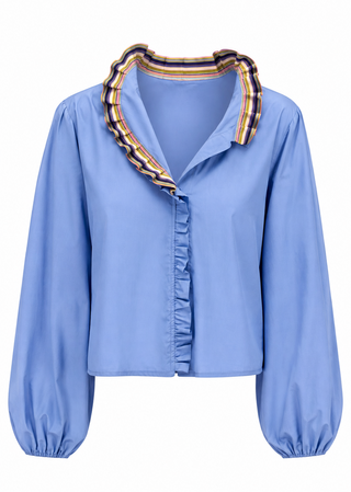 CB Custom - Double Ruffle Collar Italian Shirt