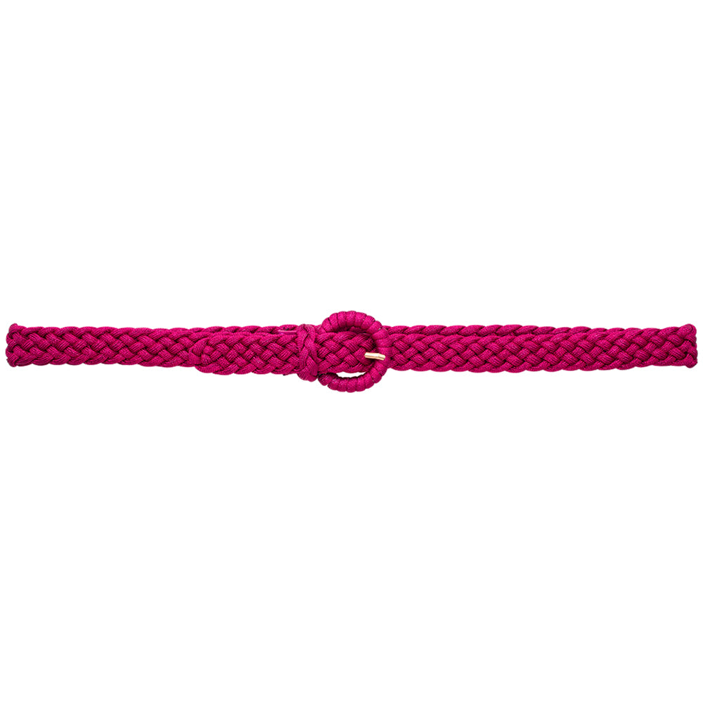 Braided Harmony Belt - Fuchsia-260 Other Accessories-joia-Coastal Bloom Boutique, find the trendiest versions of the popular styles and looks Located in Indialantic, FL