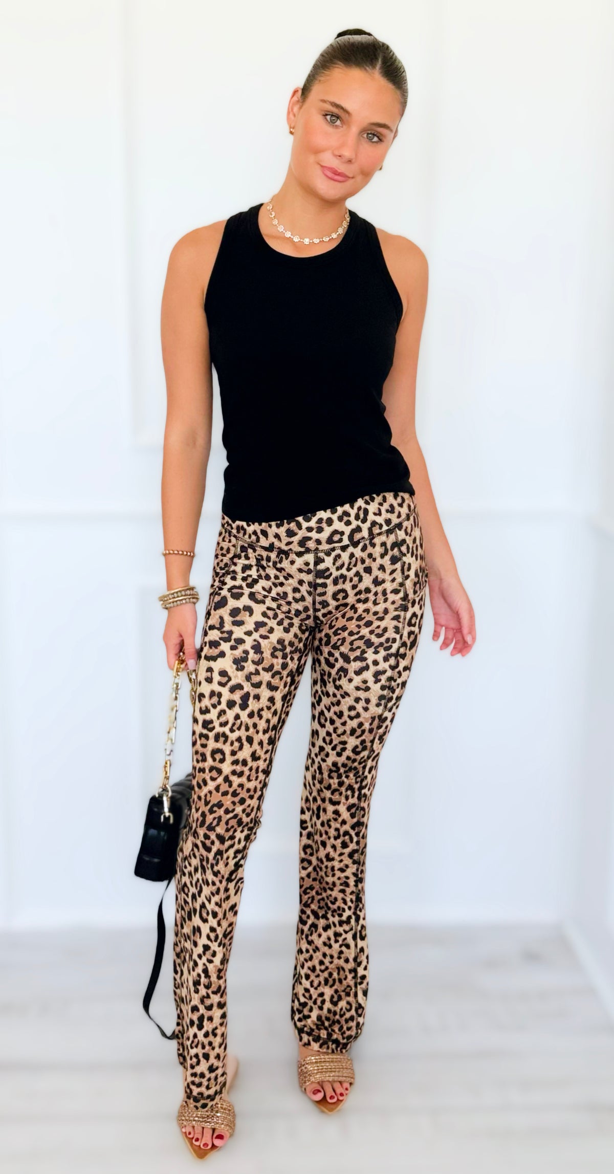 Catwalk Flared Leg Legging Pant-100 Pants-RAE MODE-Coastal Bloom Boutique, find the trendiest versions of the popular styles and looks Located in Indialantic, FL