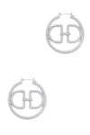 Bold Glam Circular Earrings-230 Jewelry-ICCO ACCESSORIES-Coastal Bloom Boutique, find the trendiest versions of the popular styles and looks Located in Indialantic, FL