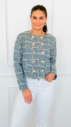 Weekend Muse Canvas Jacket-160 Jackets-VOY-Coastal Bloom Boutique, find the trendiest versions of the popular styles and looks Located in Indialantic, FL