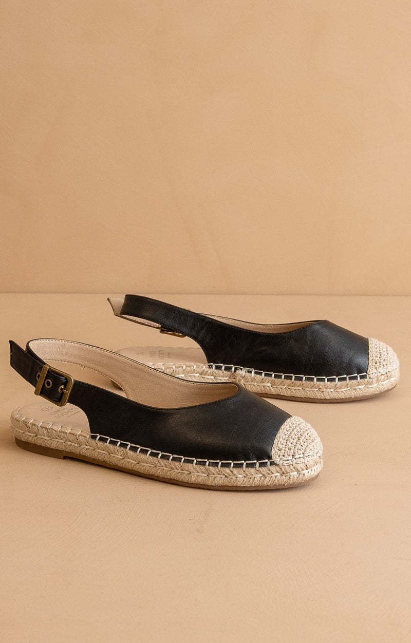 Coastal Riviera Cap Toe Flats-Black-250 Shoes-Oasis Society-Coastal Bloom Boutique, find the trendiest versions of the popular styles and looks Located in Indialantic, FL