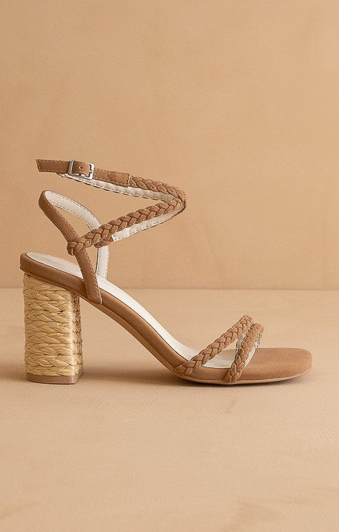 Twist & Stride Braided Heel-250 Shoes-Oasis Society-Coastal Bloom Boutique, find the trendiest versions of the popular styles and looks Located in Indialantic, FL