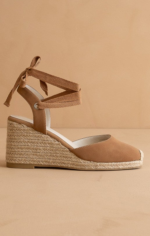Tied & True Woven Wedge Sandals-250 Shoes-Oasis Society-Coastal Bloom Boutique, find the trendiest versions of the popular styles and looks Located in Indialantic, FL