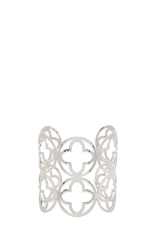 Regal Grace Cuff Bracelet-230 Jewelry-ICCO ACCESSORIES-Coastal Bloom Boutique, find the trendiest versions of the popular styles and looks Located in Indialantic, FL