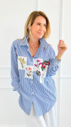 Botanical Gardens Blouse-170 Bottoms-SEÑORITA C-Coastal Bloom Boutique, find the trendiest versions of the popular styles and looks Located in Indialantic, FL