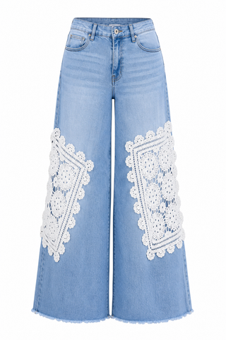 Crochet Crush Denim Pant