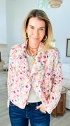 Bloom Rush Moto Jacket-160 Jackets-ROUSSEAU-Coastal Bloom Boutique, find the trendiest versions of the popular styles and looks Located in Indialantic, FL
