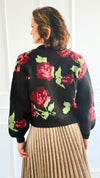 Rose Bloom Button Cardigan-150 Cardigans/Layers-Taelynn-Coastal Bloom Boutique, find the trendiest versions of the popular styles and looks Located in Indialantic, FL