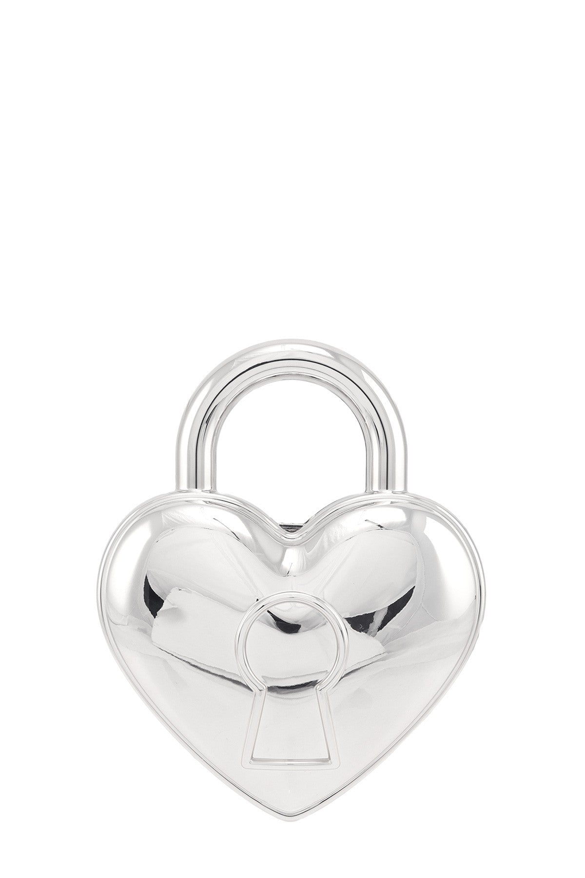 Locked in Love Heart Bag - Silver-240 Bags-ICCO ACCESSORIES-Coastal Bloom Boutique, find the trendiest versions of the popular styles and looks Located in Indialantic, FL