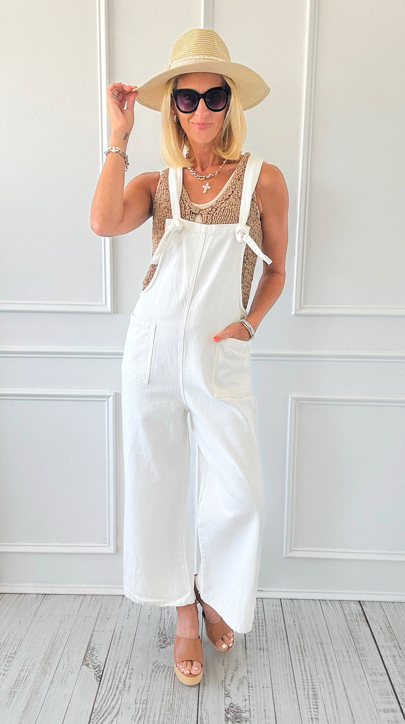Ibiza Breezy Overalls-200 Dresses/Jumpsuits/Rompers-Rousseau-Coastal Bloom Boutique, find the trendiest versions of the popular styles and looks Located in Indialantic, FL
